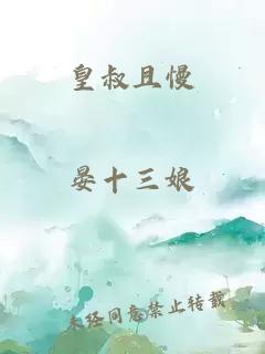 皇叔且慢